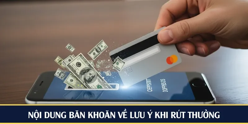 Nội dung băn khoăn về lưu ý khi rút thưởng