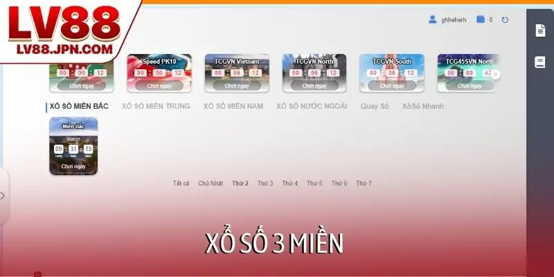 Xổ số 3 miền
